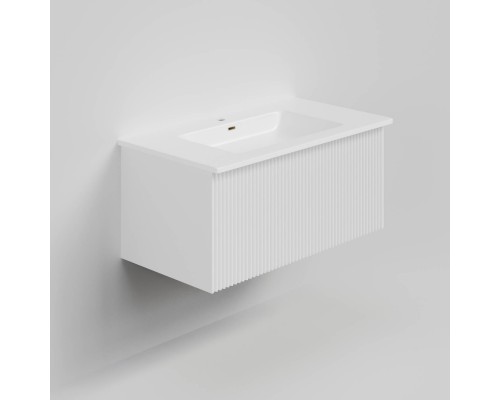 Тумба с раковиной La Fenice Terra 80 подвесная, bianca, раковина Slim Line 80 см Тумба с раковиной La Fenice Terra 80 подвесная, bianca, раковина Slim Line 80 см