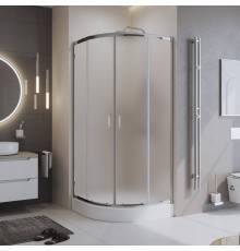 Душевой уголок BelBagno Uno 195 R 2 95 P Cr стекло текстурное