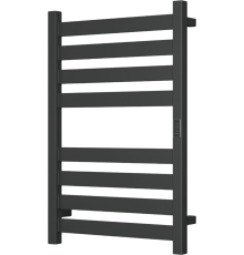Полотенцесушитель электрический Bauedge Elite R 50х80, матовый черный RAL9005