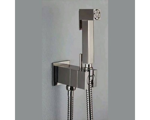 Nicolazzi Doccia Quadro Гигиенический душ со смесителем и держателем, цвет: хром. 5523QСR,  R7096.1CR