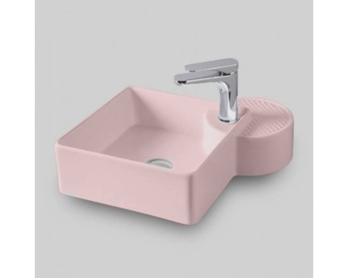 Artceram Cartesio Раковина 44х44 см, накладная, 1 отв., цвет: розовый глянцевый. CAL003 33 00 Акция Artceram Cartesio Раковина 44х44 см, накладная, 1 отв., цвет: розовый глянцевый. CAL003 33 00 Акция