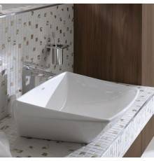TOTO Jewelhex Раковина 60.7х48.3 см, без отв., цвет: белый. LW681B#W,  DH446VE