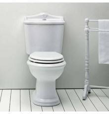 Azzurra Jubilaeum Унитаз моноблок 75x40xH88 см, слив в стену, с бачком, с механизмом, цвет: Bianco lucido/золото. JUVCMP000000BI/(JUB100/MBP bi),  JUCSMB000000BI/(JUB400/MBL bi),  B19002F/40 oro