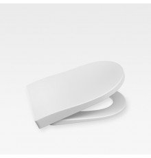 Armani Roca Baia Сиденье лакированное с механизмом плавного опускания, цвет: off-white. 7.801C.3.291.B