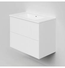 Тумба под раковину La Fenice TERRA Twin Bianco белая матовая 80 см