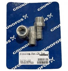 Фитинг бака затворной жидкости Grundfos LACR для насосов с двойным торцевым уплотнением. 96609760