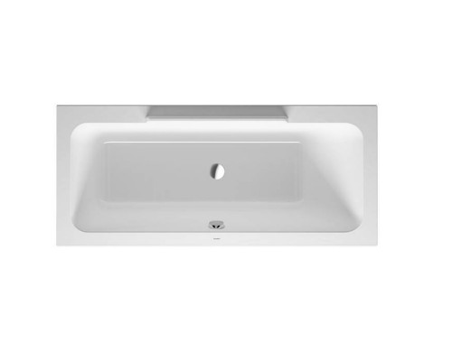 Duravit Ванна акриловая DuraStyle 170х75x48см, прямоугольная .встраиваемая или версия с панелями, , наклон спины справа. цвет: белый. 790100000000000,  700297000000000