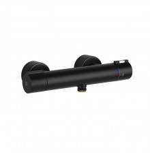 Gessi Emporio Via tortona Смеситель термостатический наружный для душа, цвет: Black XL. 18731#299