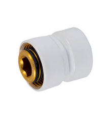 Резьбовое соединение Schlosser для стальных труб GW M22x1,5 x GW 1/2, цвет белый 602700002.06