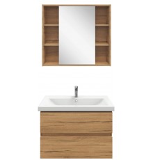 Мебель для ванной комнаты SanStar Lavanti 80 дуб вотан, раковина Como 80