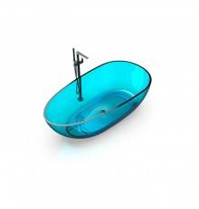 Knief EGG Shape Ванна отдельностоящая 170x85x54см., из полимерного материала, цвет: Aquamarin Blue # 100. 70002100