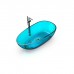 Knief EGG Shape Ванна отдельностоящая 170x85x54см., из полимерного материала, цвет: Aquamarin Blue # 100. 70002100