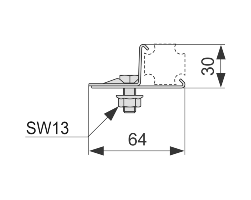 TECE Установочный элемент. 9010003