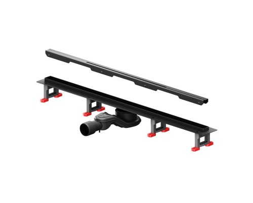 W01SC-S11-080-05BM Трап для душа линейный, универсальный затвор Slim line, 80 см W01SC-S11-080-05BM Трап для душа линейный, универсальный затвор Slim line, 80 см