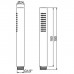 Almar 316 Stainless Steel Ручной душ, цвет: нержавеющая сталь брашированная AISI 316. E082095.316