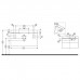 Duravit Happy D.2 Plus Тумба подвесная 97.5х49х46.8см, c-shaped с раковиной, с 1 отв., 2 ящика, выпуск и сифон в комплекте, цвет: белый глянцевый. HP4348O2222