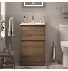 Тумба с раковиной BelBagno Kraft 39 50 напольная, rovere tabacco, раковина BB-8099-3-50