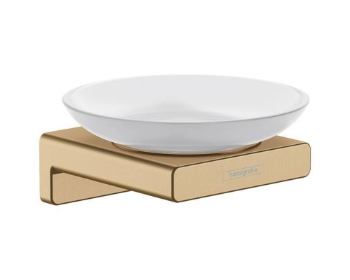 Hansgrohe AddStoris Мыльница, цвет: шлифованная бронза. 41746140 Hansgrohe AddStoris Мыльница, цвет: шлифованная бронза. 41746140