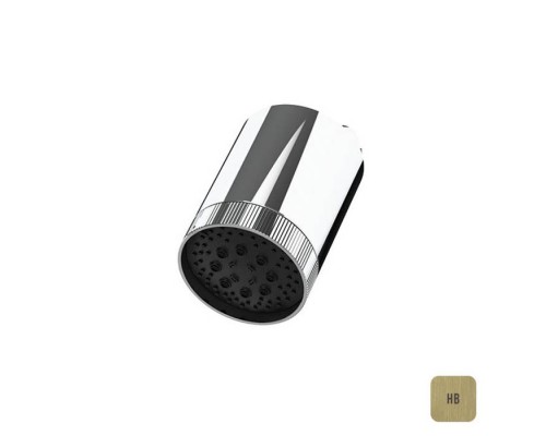 Almar Beam Верхний душ D10.2см., 3 режима, с настенным держателем, цвет: латунь брашированная PVD. E044286.HB Almar Beam Верхний душ D10.2см., 3 режима, с настенным держателем, цвет: латунь брашированная PVD. E044286.HB