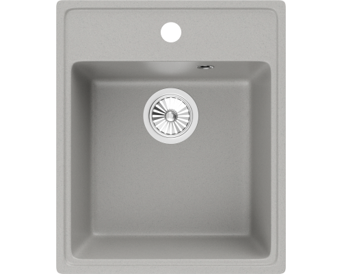 Мойка кухонная Domaci Солерно DF 425-04 платина