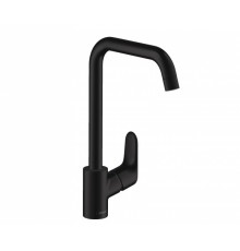 HG 31 820 670 Focus M41 Смеситель для кухни 268 мм, Г излив, черный