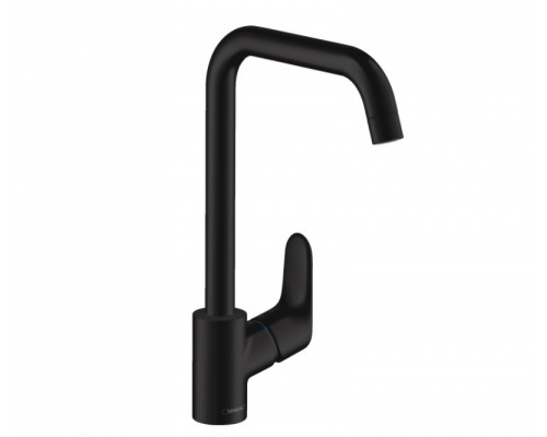 HG 31 820 670 Focus M41 Смеситель для кухни 268 мм, Г излив, черный