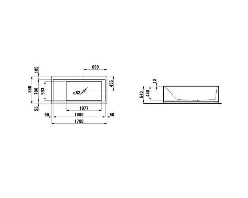 Laufen Kartell Ванна 170x86x44см, отдельностоящая, с слив-переливом с подсветкой, сисит. подъема, материал: композит, цвет: белый. 2.2333.2.000.616.1 Laufen Kartell Ванна 170x86x44см, отдельностоящая, с слив-переливом с подсветкой, сисит. подъема, материал: композит, цвет: белый. 2.2333.2.000.616.1