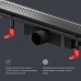 W02SC-P11-070-01BM Трап для душа линейный, универсальный затвор Cut Gradient, 70 см