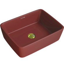 Раковина Grossman Color GR-3016 бордовая матовая
