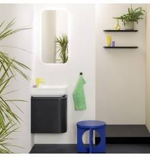 Burgbad B.ME Комплект мебели 50х34х64см., DX, подвесной, 1 дверца, c раковиной, с 1 отв., цвет: Anthrazit матовый. SGUC050RF5988G0126C0037*1,  SIIN040