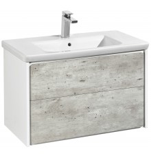 Roca Z.RU93.0.300.4 Ronda Тумба под умывальник подвес., 2 ящика, 777х480х412 мм, Белый мат/бетон ZRU9303004