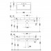 Duravit Vero Раковина 80х47см., 1 отв., подвесная, цвет: белый. 0454800027