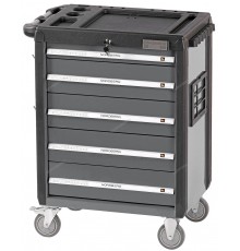 Тележка инструментальная, 5 выдвижных ящиков, серая NORDBERG T5N(G)