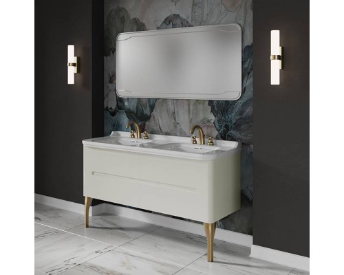 Kerasan Waldorf Комплект подвесной/напольной мебели 150см, с 4 ящиками, цвет: белая матовая ваниль. 4143K1bi/cr*1, 925430 Kerasan Waldorf Комплект подвесной/напольной мебели 150см, с 4 ящиками, цвет: белая матовая ваниль. 4143K1bi/cr*1, 925430
