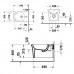 Duravit White Tulip Биде подвесное 37x54 cм, с переливом, с 1 отв., WonderGliss, цвет: белый. 22931500001