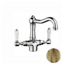 Nicolazzi P.m. Blanc Смеситель для раковины на 1 отверстие, цвет: бронза. 1432BZ78