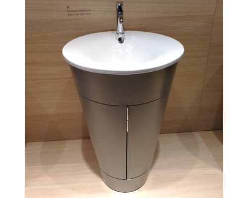Duravit Starck 1 Тумба напольная 60x56xh82.5см, с раковиной , подсветка LED, цвет: stone grey satin matt. 0406580000,  S1970400000,  S1952009292