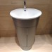 Duravit Starck 1 Тумба напольная 60x56xh82.5см, с раковиной , подсветка LED, цвет: stone grey satin matt. 0406580000,  S1970400000,  S1952009292
