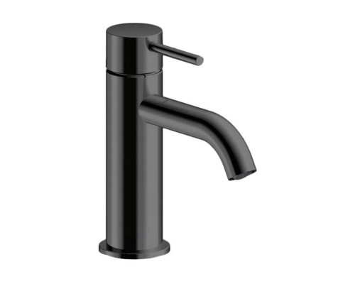 Almar Mixers Смеситель для раковины, 1 отв., без донного клапана, цвет: черный металл брашированный PVD. E214000.AB