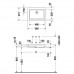 Duravit 2nd floor Раковина 58х41.5х9.5 см, без отв., цвет: белый. 0317580000