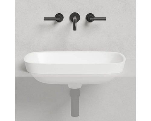 Salini Marea Раковина накладная 60х40х16см, без отв., без перелива, S-Stone, цвет: белый матовый. 1802202M Salini Marea Раковина накладная 60х40х16см, без отв., без перелива, S-Stone, цвет: белый матовый. 1802202M