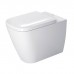 Duravit Happy D.2 Унитаз напольный 57х36.5см., пристенный вариант, для независимого подключения воды, включая крепление, HygieneGlaze, цвет: белый. 2159092000
