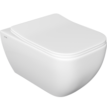 Унитаз подвесной VitrA Shift 7742B003-0075 + Крышка-сиденье DIWO Шифт слим 0339 с микролифтом, термопласт