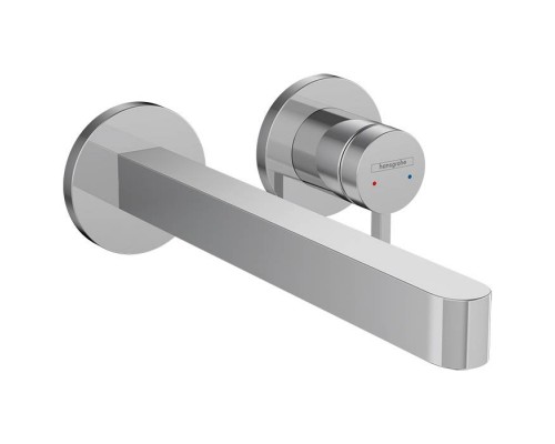Hansgrohe Finoris Смеситель для раковины, встраиваемый, излив 22.8см., внешняя часть, цвет: хром. 76050000