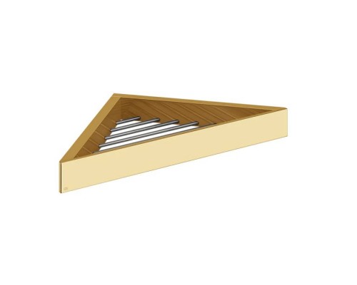 Gessi Rettangolo Полочка-решетка угловая для ванны или душа, цвет: Gold CCP    . 20861#080