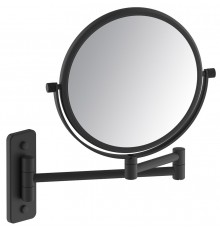 Timo 13076/03 Saona Зеркало косметическое, настенное, Ø249 мм, черный 13076/03