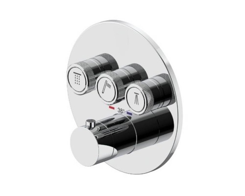 Plumberia Selection PSBOX Смеситель для душа, встраиваемый, на 3 выхода, цвет: хром. PSB1903CR Plumberia Selection PSBOX Смеситель для душа, встраиваемый, на 3 выхода, цвет: хром. PSB1903CR