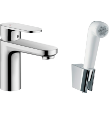 Смеситель для раковины Hansgrohe Vernis Blend 71215000 с гигиеническим душем, хром