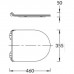 Kerama Marazzi Plaza Modern Сиденье для унитаза, цвет: белое глянцевое. PLMR.seat.02\WHT