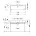 Duravit Vero Air Раковина накладная 120х47см, без отв., с переливом, цвет: белый. 2350120028